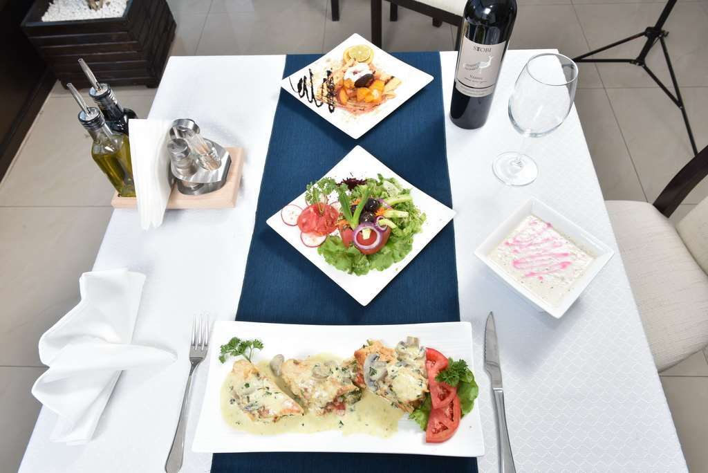 View Inn Boutique Hotel Üsküp Restoran fotoğraf