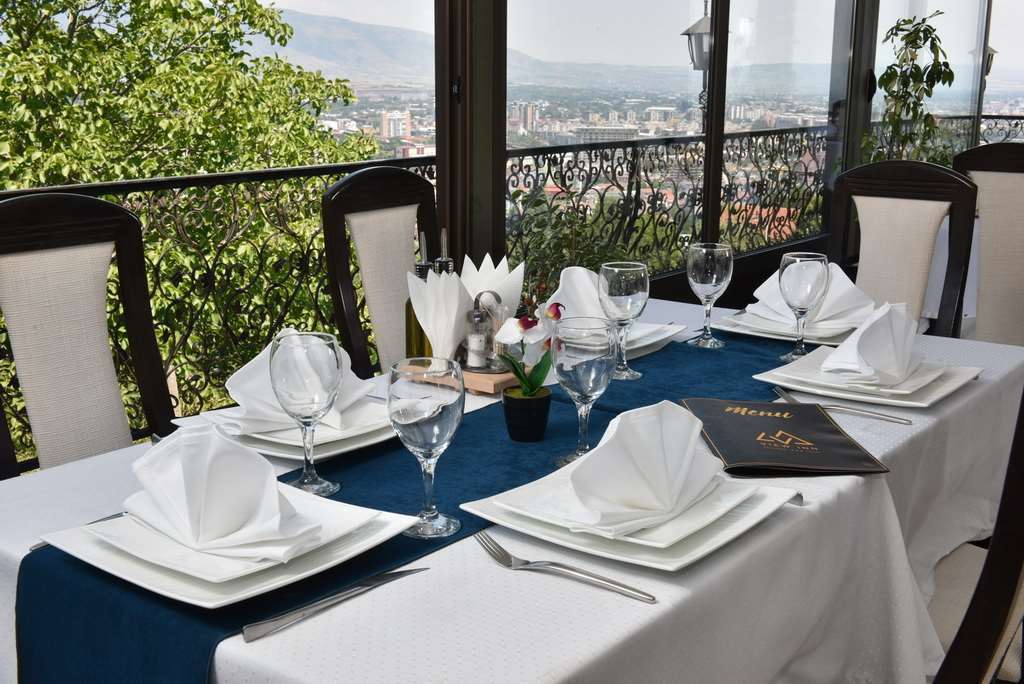 View Inn Boutique Hotel Üsküp Restoran fotoğraf